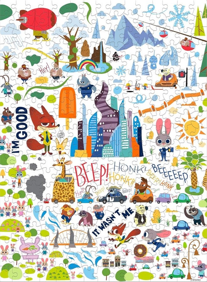 سيكو أحجية الصور المقطوعة من سيكو - ديزني - زوتوبيا - 300 قطعة كبيرة الحجم - Image 5